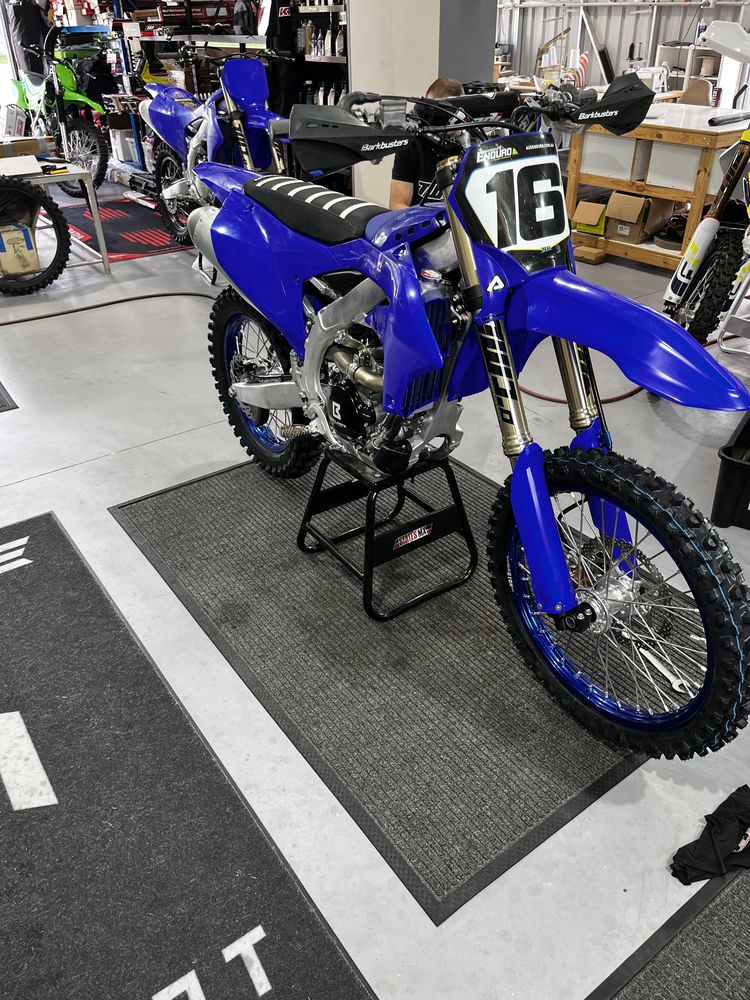 Deegan's #16 YZ250F at the Two.O workshop