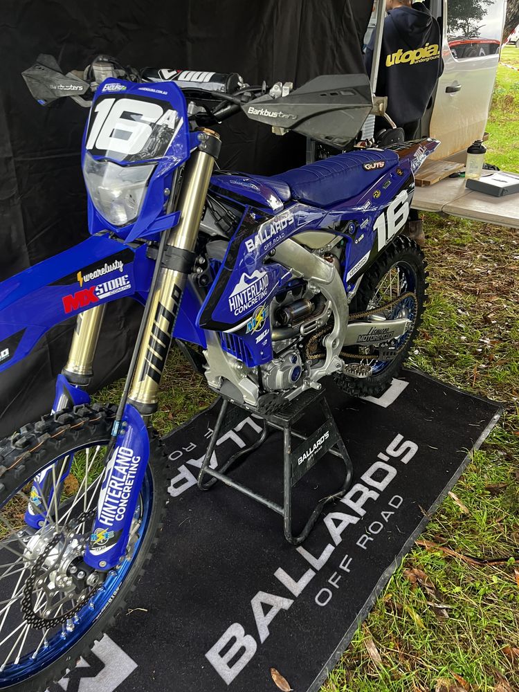 Deegan's #16 bike ready on race day